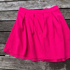 Hot pink skater skirt